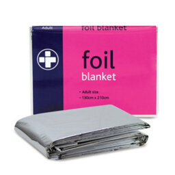 Koolpak Unisex Adult Foil Emergency Blanket (Pack Of 6) Silver (One Size) - thumbnail 2