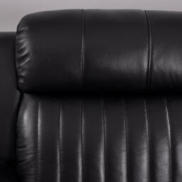 Furniture Instore Cidliano Genuine Leather Black Electric Power Recliner 3+3 Seater Sofa Set - thumbnail 9