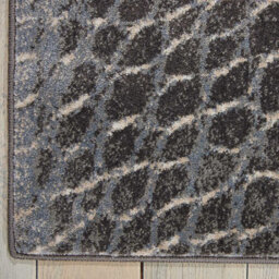 Charcoal Luxurious Modern Geometric Easy To Clean Rug For Bedroom & Living Room-239Cm X 320Cm - thumbnail 2