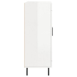 Berkfield Sideboard High Gloss White 69.5X34X90 Cm Engineered Wood - thumbnail 7