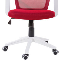 Beliani Office Chair Relief Red - thumbnail 8