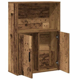 Berkfield Bookcase Old Wood 60X24X85 Cm Engineered Wood - thumbnail 5