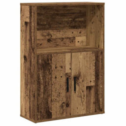 Berkfield Bookcase Old Wood 60X24X85 Cm Engineered Wood - thumbnail 2