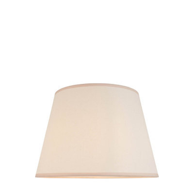 Loops Elegant 40Cm Vintage White Tapered Lamp Shade With Almond Edge - image 1