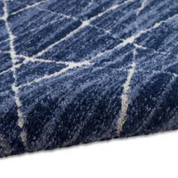 Blue Ivory Abstract Luxurious Modern Easy To Clean Rug For Bedroom & Living Room-160Cm X 221Cm - thumbnail 6