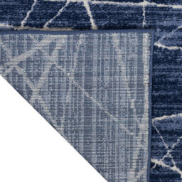 Blue Ivory Abstract Luxurious Modern Easy To Clean Rug For Bedroom & Living Room-160Cm X 221Cm - thumbnail 7
