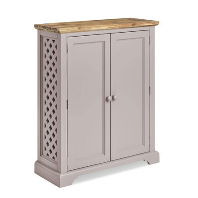 Statement Furniture Florence Shoe Storage Cabinet Wooden Shoe Rack - Truffle - image 1