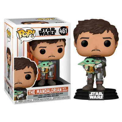 Funko Pop Star Wars The Mandalorian - Mando Holding Child - image 1