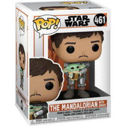 Funko Pop Star Wars The Mandalorian - Mando Holding Child - thumbnail 3