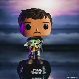 Funko Pop Star Wars The Mandalorian - Mando Holding Child - thumbnail 2