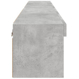 Berkfield Tv Cabinets With Led Lights 2 Pcs Concrete Grey 80X30X30 Cm - thumbnail 9