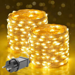 30M 300Led Fairy String Lights For Christmas Party Indoor & Outdoor Mains Plug Uk - thumbnail 2