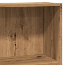 Berkfield Bookcase Artisian Oak 80X24X76 Cm Engineered Wood - thumbnail 7