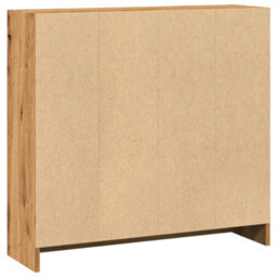 Berkfield Bookcase Artisian Oak 80X24X76 Cm Engineered Wood - thumbnail 6