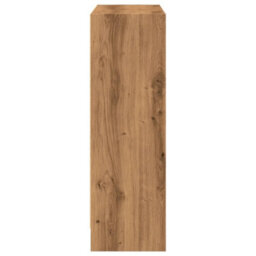 Berkfield Bookcase Artisian Oak 80X24X76 Cm Engineered Wood - thumbnail 5