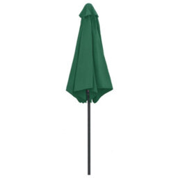 Berkfield Durable Outdoor Parasol With Aluminium Pole 270X246 Cm Green - thumbnail 4