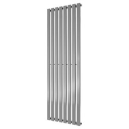 Agadon Lola Vertical Designer Panel Radiator 1800 X 600 mm Chrome - thumbnail 2