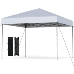 Gainoom 300 X 295 Cm Pop Up Canopy Tent White Foldable Outdoor Sunshade Patio Shelter Gazebo - thumbnail 1