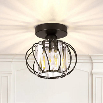 Modern Crystal Ceiling Light For Bedroom And Living Room - image 1