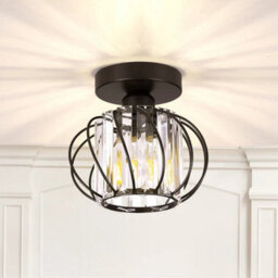 Modern Crystal Ceiling Light For Bedroom And Living Room - thumbnail 1