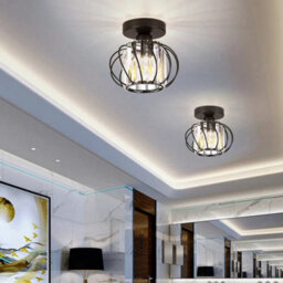 Modern Crystal Ceiling Light For Bedroom And Living Room - thumbnail 4