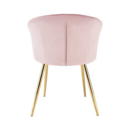 Mill - Set Of 2 Velvet Dining Chairs - (Pink) - thumbnail 7