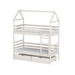 Arte Alex Cotton 90 X 190Cm Bunk Bed With Storage - Foam/bonnell Mattresses Included - thumbnail 1