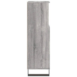 Vidaxl Bathroom Cabinet Grey Sonoma 30X30X100 Cm Engineered Wood - thumbnail 7