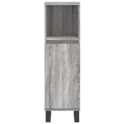 Vidaxl Bathroom Cabinet Grey Sonoma 30X30X100 Cm Engineered Wood - thumbnail 6