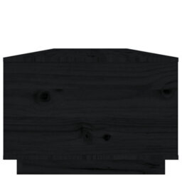 Berkfield Modern Coffee Table Black 100X50X35 Cm Solid Wood Pine - thumbnail 8