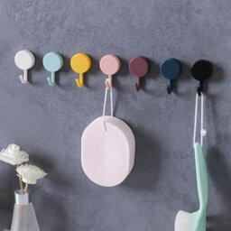 Adhesive Wall Hooks, Pack Of 28 Small Colorful No Drilling Or Nails Required, For Hanging In Bathroom, Kitchen, Ceiling - thumbnail 4