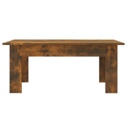 Berkfield Coffee Table Smoked Oak 100X60X42 Cm Engineered Wood - thumbnail 5