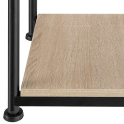 Tectake Bedside Table Memphis - Industrial Style, With 3 Shelves, 34 X 30 X 59 Cm - Industrial Wood Light, Oak Sonoma - thumbnail 9