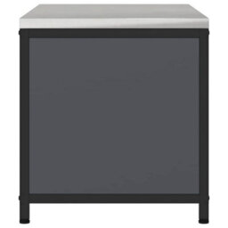 Berkfield Kitchen Storage Cabinet With Shelf With Door Anthracite Steel - thumbnail 7
