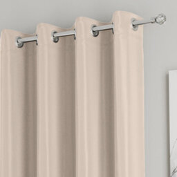 Enhanced Living Nightfall Plain Supersoft Natural Thermal Blockout (Single) Eyelet Door Curtain - 66 X 84 Inch (168 X 214Cm) - thumbnail 2