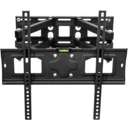Tectake Television Bracket - 26-75 Inch Screens, Extendable, Tilt, Swivel, Width-Adjustable 100 Kg - Black - thumbnail 2