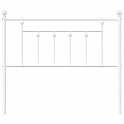 Berkfield Metal Headboard White 100 Cm - thumbnail 4