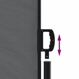 Walplus Retractable Side Awning Garden Sun Shade Canopy Gazebo For Back Door, Porch, Patio Anthracite 140X1000 Cm - thumbnail 6