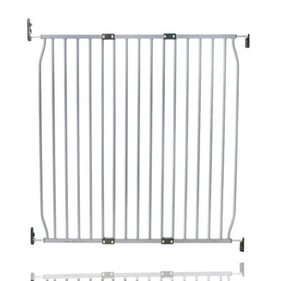 Safetots Eco Screw Fit Baby Gate, Grey, 100Cm - 110Cm, Stair Gate For Toddler And Baby, Screw Fit Safety Barrier - image 1