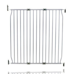 Safetots Eco Screw Fit Baby Gate, Grey, 100Cm - 110Cm, Stair Gate For Toddler And Baby, Screw Fit Safety Barrier - thumbnail 1