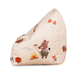 rucomfy Beanbags Rucomfy Kids Bean Bag Chair With Footstool - Forest Friends Armchair Seat - thumbnail 2