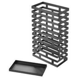 Beliani Umbrella Stand Kamsar Metal Black - thumbnail 4