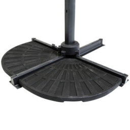 Charles Bentley Patio Banana Hanging Cantilever Umbrella Parasol Base Weights Stand -2 Segments - thumbnail 6