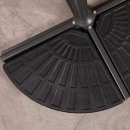 Charles Bentley Patio Banana Hanging Cantilever Umbrella Parasol Base Weights Stand -2 Segments - thumbnail 3
