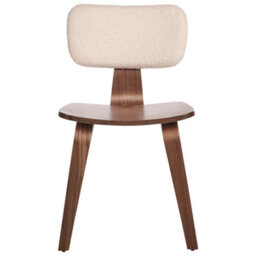 Beliani Set Of 2 Dining Chairs Lucinda Wood Dark Brown - thumbnail 6