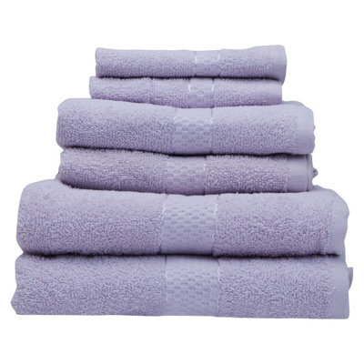 Orsina 6Pc Towel Set, Ultra-Soft Cotton Towels With Quick-Dry Technology, Includes 2 Bath Towels, 2 Hand Towels - image 1