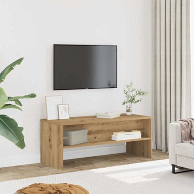 Walplus Tv Cabinet Artisan Oak 100X40X40 Cm Engineered Wood - image 1