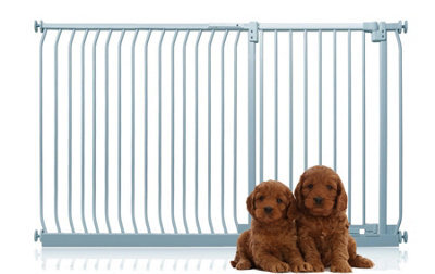 Bettacare Extra Tall Elite Dog Gate, 171Cm - 180Cm, Matt Grey, Extra Tall 96.8Cm In Height, Pressure Fit Pet Gate - image 1