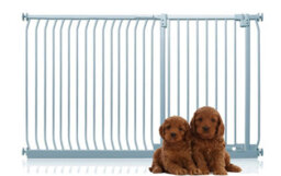 Bettacare Extra Tall Elite Dog Gate, 171Cm - 180Cm, Matt Grey, Extra Tall 96.8Cm In Height, Pressure Fit Pet Gate - thumbnail 1