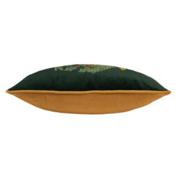 Furn. Deck The Halls Embroidered Feather Rich Cushion - thumbnail 3